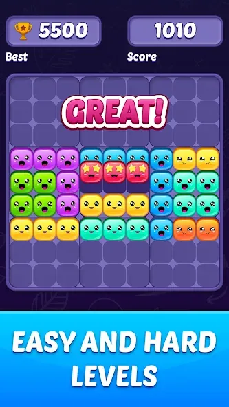 Скачать Block Puzzle Game (Мод: Без рекламы и бесконечные подсказки) на Андроид — скриншот 5 Скачать Block Puzzle Game (Мод: Без рекламы и бесконечные подсказки) на Андроид — скриншот 5