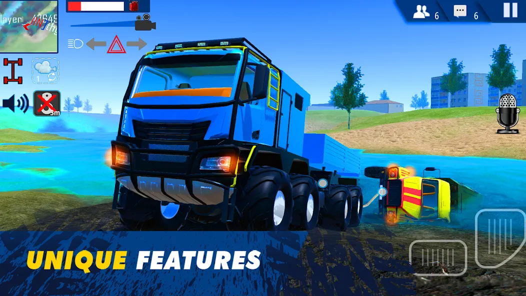 Offroad Simulator Online 4x4 на Андроид — Мод Безлимитные деньги и топливо — скриншот 2