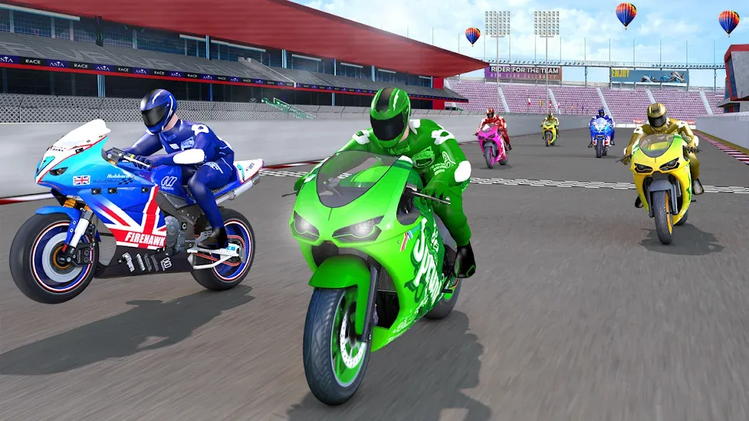 3D Bike Racing Games Offline — Взломанная версия (Без рекламы и всё открыто) — скриншот 4