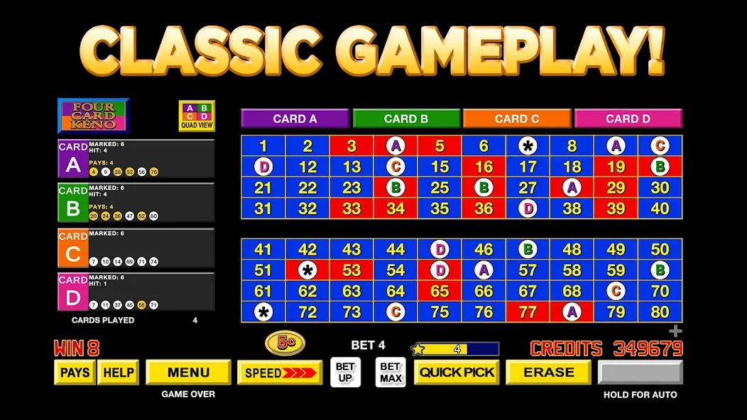 Скачать Keno Star - Multi Card Games — Безлимитные монеты и все карты — скриншот 3