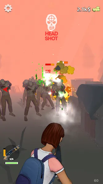Скачать взломанную Headshot Apocalypse — Безлимитные патроны и здоровье — скриншот 5