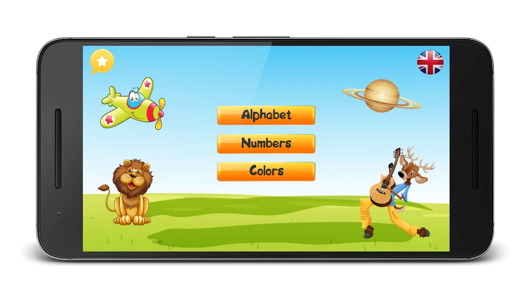 Скачать взломанную Alphabet Numbers Colors — Обучение буквам, цифрам и цветам — скриншот 2