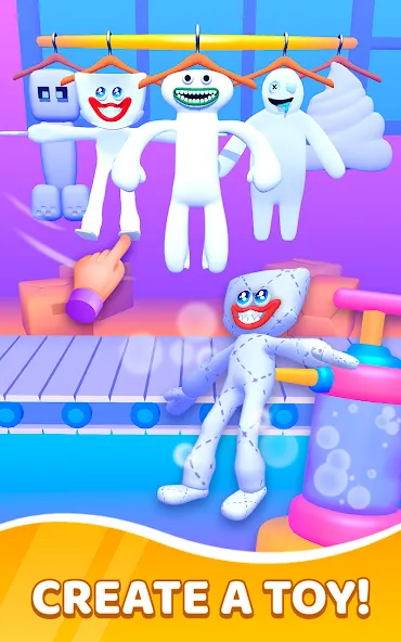 Скачать взломанную DIY Factory : Garten Monsters — Безлимитные деньги и все уровни открыты — скриншот 1