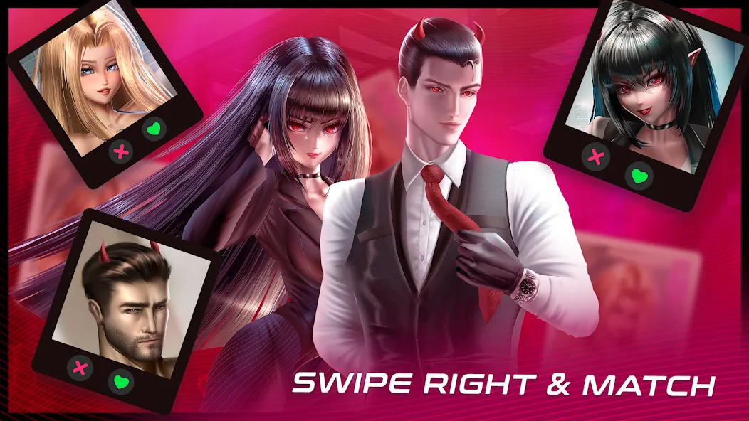 LoveNest - Anime Character Sim MOD — Безлимитная энергия и все персонажи на Андроид — скриншот 1