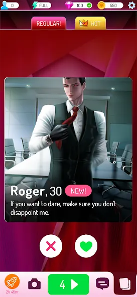LoveNest - Anime Character Sim MOD — Безлимитная энергия и все персонажи на Андроид — скриншот 5