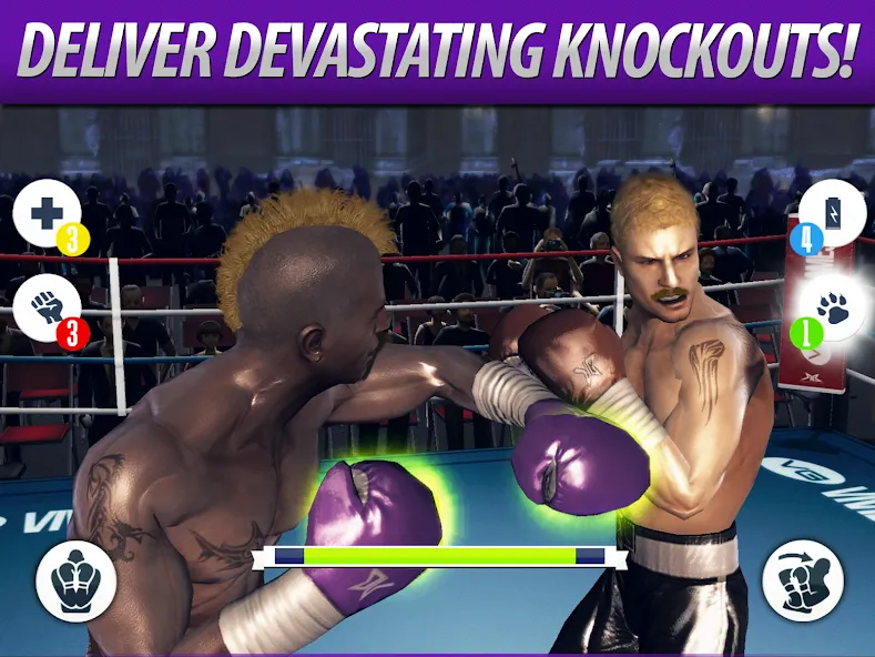 Real Boxing – Fighting Game на Андроид — Безлимитные деньги и энергия — скриншот 3