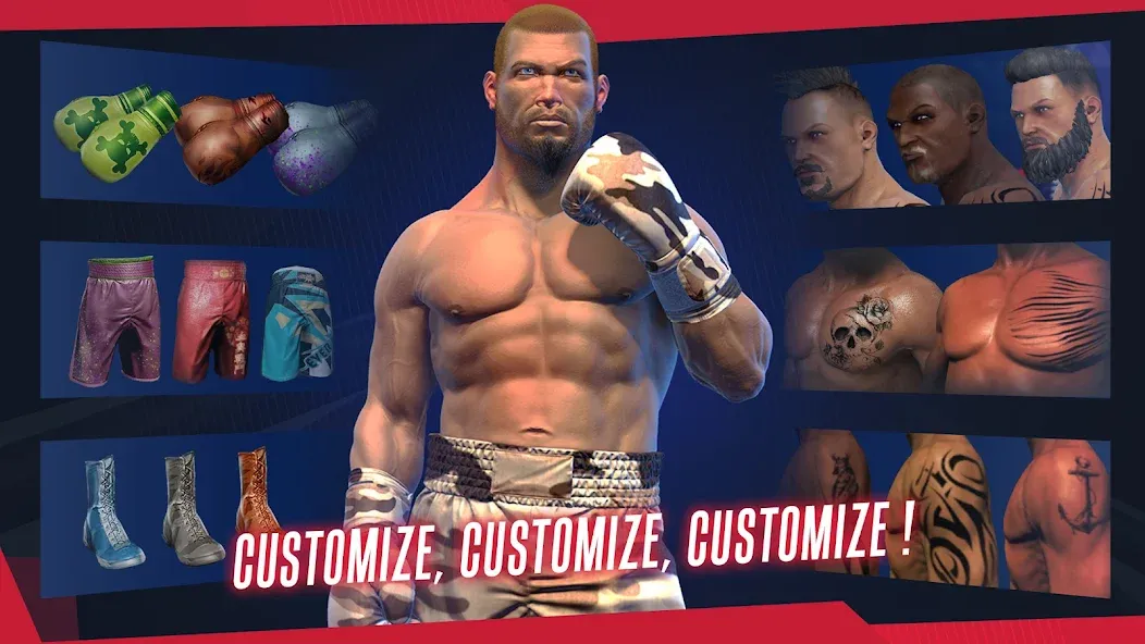Скачать Real Boxing 2 на телефон — Безлимитные деньги и энергия — скриншот 2
