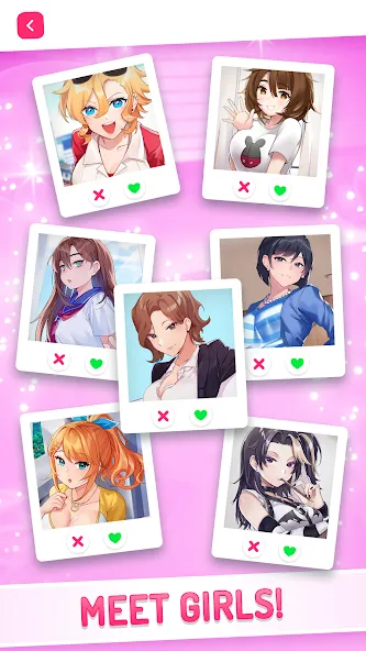 Eroblast: Waifu Dating Sim — Мод: Безлимитные деньги и открыты все уровни — скриншот 5