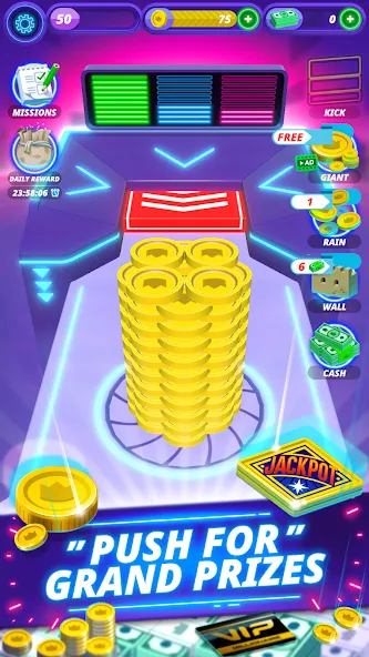 Скачать взломанную Coin Pusher - Vegas Dozer — Безлимитные монеты и джекпоты — скриншот 1 Скачать взломанную Coin Pusher - Vegas Dozer — Безлимитные монеты и джекпоты — скриншот 1