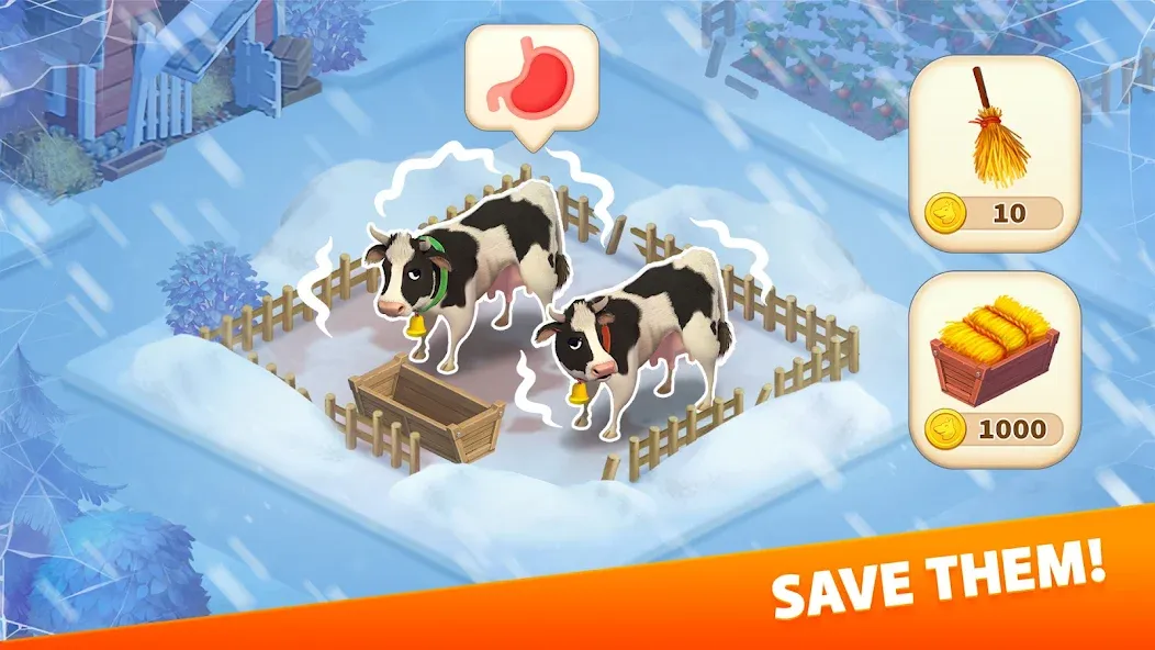 Скачать взлом Klondike Adventures: Farm Game на Андроид — Безлимитные монеты и энергия — скриншот 2