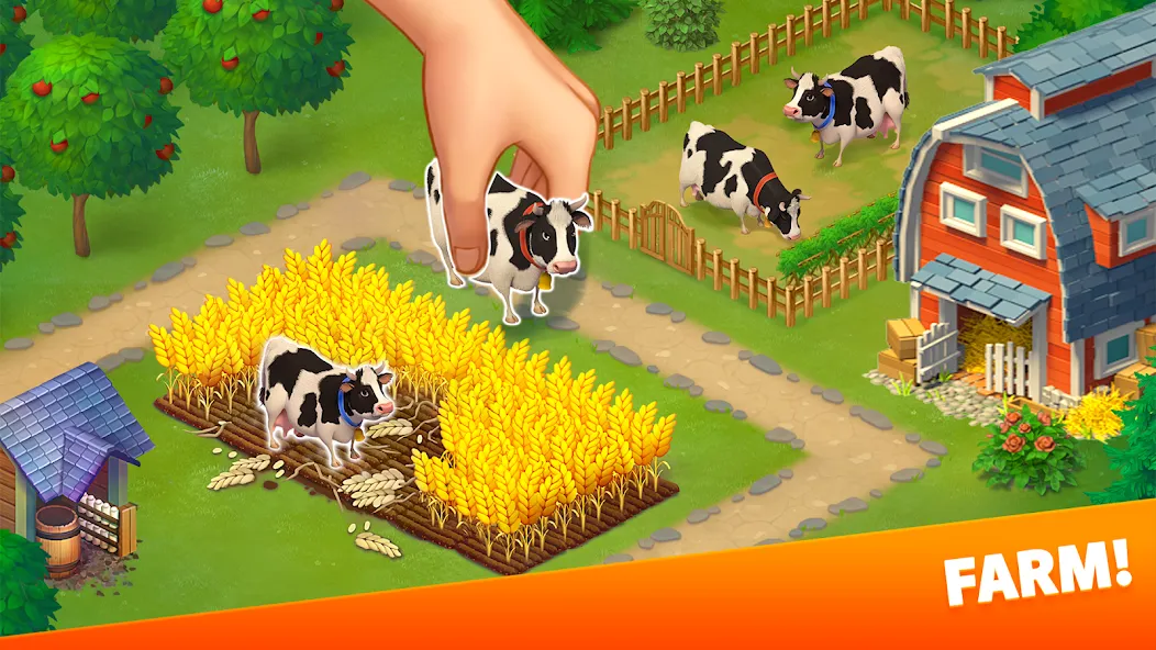 Скачать взлом Klondike Adventures: Farm Game на Андроид — Безлимитные монеты и энергия — скриншот 4