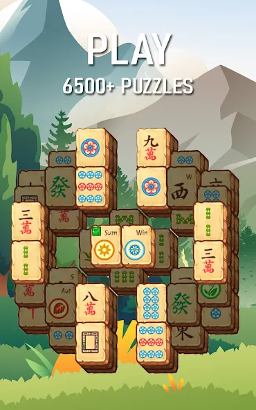 Скачать Mahjong Treasure Quest: Tile! — Модификация Безлимитные монеты и жизни — скриншот 1