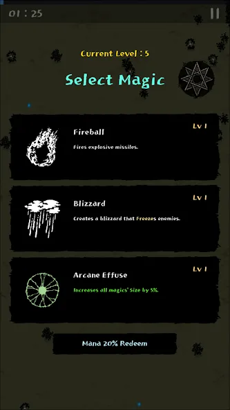 Взлом Magic Survival — Безлимитные ресурсы и усиленный герой — скриншот 5 Взлом Magic Survival — Безлимитные ресурсы и усиленный герой — скриншот 5