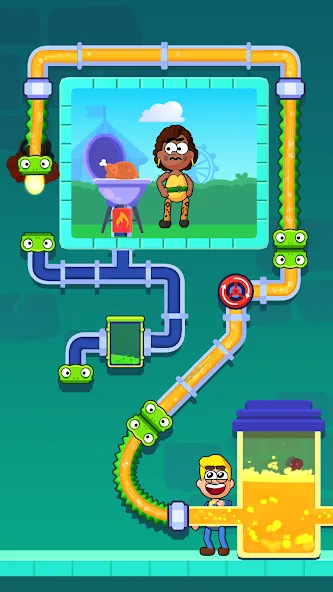 Скачать Flow Legends: Pipe Games (Мод: Подсказки без ограничений и открыты уровни) на Андроид — скриншот 2