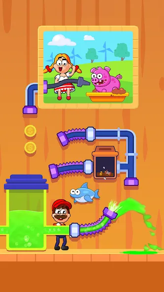 Скачать Flow Legends: Pipe Games (Мод: Подсказки без ограничений и открыты уровни) на Андроид — скриншот 3