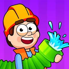 Скачать Flow Legends: Pipe Games (Мод: Подсказки без ограничений и открыты уровни) на Андроид
