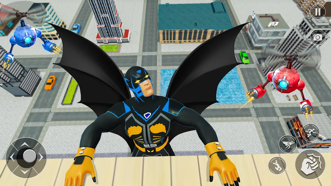 Flying Bat Robot Car Transform — Мод: Безлимитные деньги и все машины открыты — скриншот 3