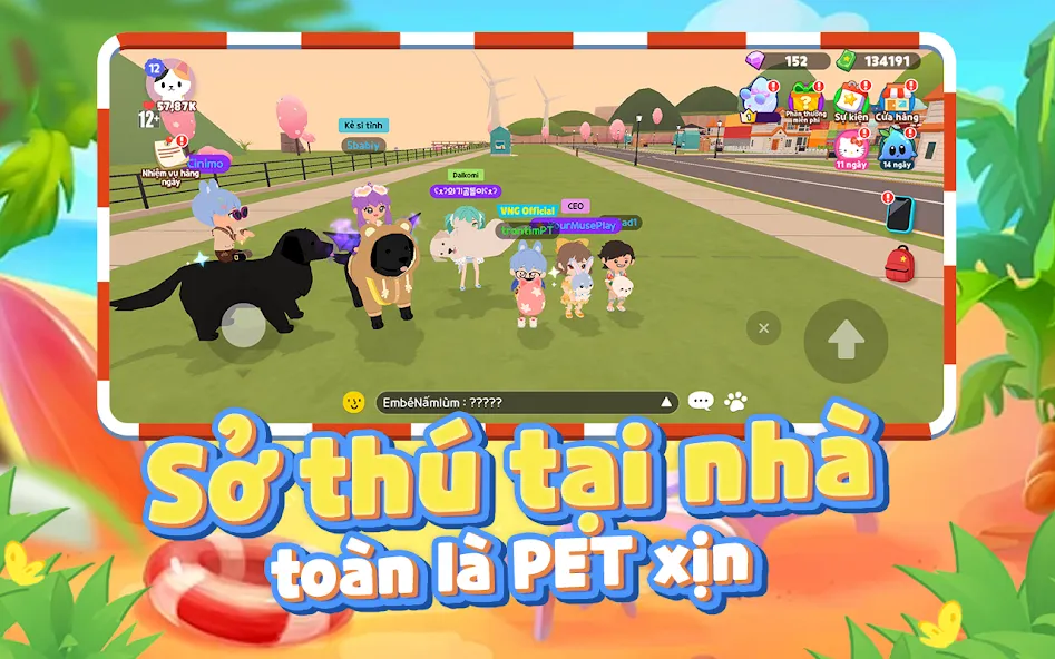 Скачать Play Together VNG на телефон — Безлимитные ресурсы и открыты все предметы — скриншот 3