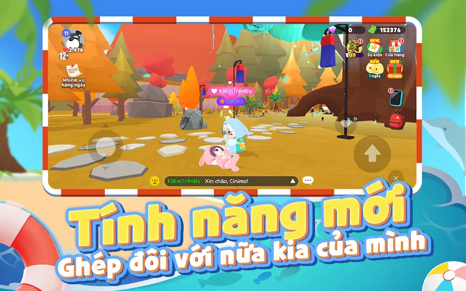 Скачать Play Together VNG на телефон — Безлимитные ресурсы и открыты все предметы — скриншот 4