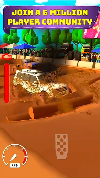 Скачать Mud Racing: 4х4 Off-Road — Последняя версия (Безлимитные деньги и топливо) — скриншот 3