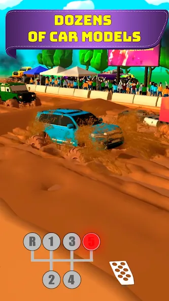 Скачать Mud Racing: 4х4 Off-Road — Последняя версия (Безлимитные деньги и топливо) — скриншот 4