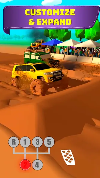 Скачать Mud Racing: 4х4 Off-Road — Последняя версия (Безлимитные деньги и топливо) — скриншот 5