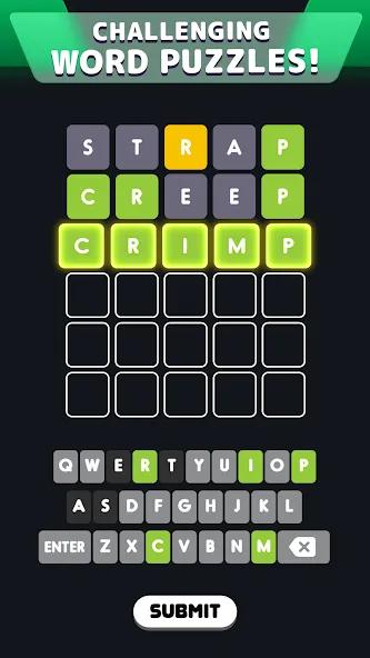 Wordle! — Неограниченные попытки и подсказки — скриншот 2 Wordle! — Неограниченные попытки и подсказки — скриншот 2