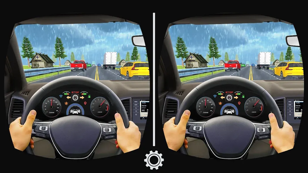 Скачать VR Traffic Racing In Car Drive — Последняя версия (Безлимитные деньги и все машины) — скриншот 3
