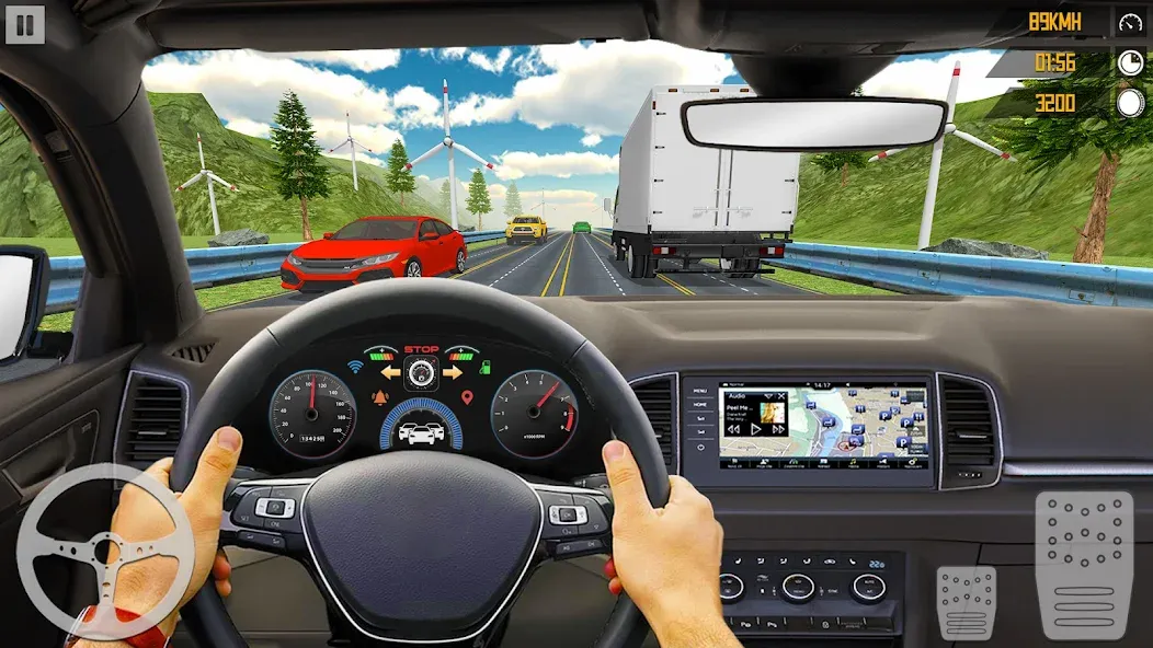 Скачать VR Traffic Racing In Car Drive — Последняя версия (Безлимитные деньги и все машины) — скриншот 4