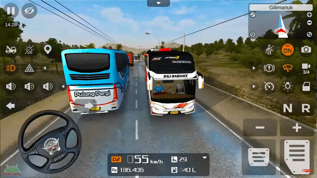 Скачать Coach Tourist Bus City Driving (Мод: Безлимитные деньги и топливо) на Андроид — скриншот 5