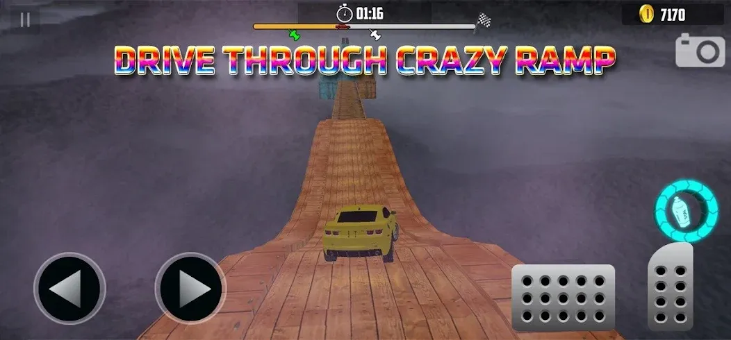 Скачать Ramp Car Stunt Challenge с модом — Безлимитные деньги и открыты все машины — скриншот 3