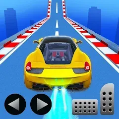 Скачать Ramp Car Stunt Challenge с модом — Безлимитные деньги и открыты все машины