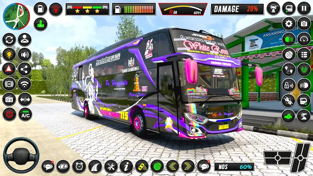 Euro Bus Simulator - Bus Games MOD APK — Безлимитные деньги и топливо — скриншот 1