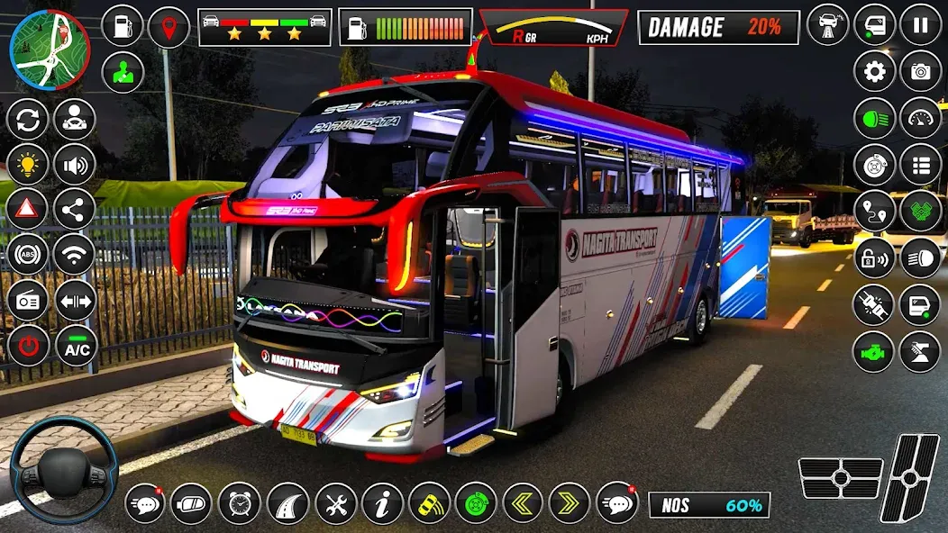 Euro Bus Simulator - Bus Games MOD APK — Безлимитные деньги и топливо — скриншот 2