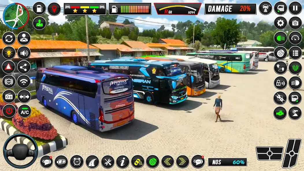 Euro Bus Simulator - Bus Games MOD APK — Безлимитные деньги и топливо — скриншот 3