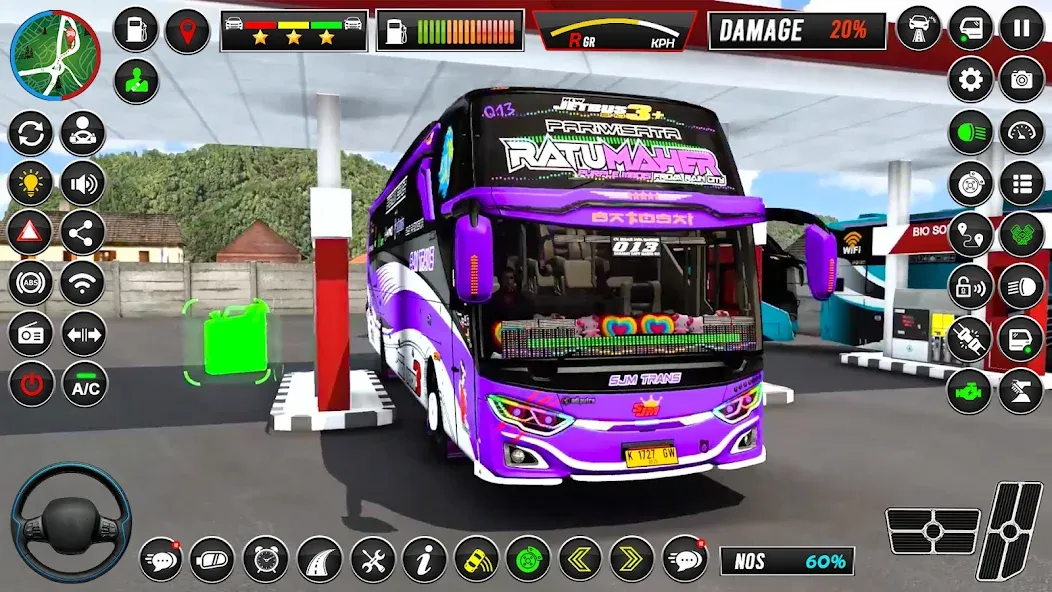 Euro Bus Simulator - Bus Games MOD APK — Безлимитные деньги и топливо — скриншот 5