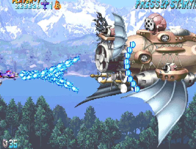 Progear- Airplane Shooter — Взломанная версия (Безлимитные патроны и усиленная броня) — скриншот 5 Progear- Airplane Shooter — Взломанная версия (Безлимитные патроны и усиленная броня) — скриншот 5