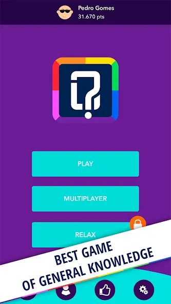 Quizit - Trivia на Андроид — Мод Безлимитные подсказки и правильные ответы — скриншот 1