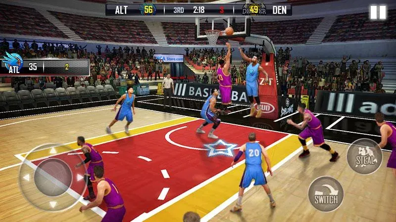 Скачать Fanatical Basketball (Мод: Безлимитные деньги и энергия) на Андроид — скриншот 4 Скачать Fanatical Basketball (Мод: Безлимитные деньги и энергия) на Андроид — скриншот 4