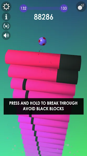 Скачать взлом Ball: Blast colorful bricks 3d на Андроид — Без рекламы и много жизней — скриншот 1 Скачать взлом Ball: Blast colorful bricks 3d на Андроид — Без рекламы и много жизней — скриншот 1