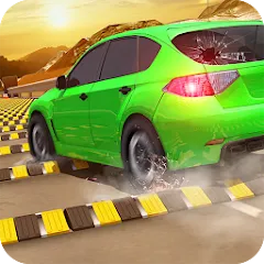 Скачать Car Crash Speed Bump Car Games — Модификация Безлимитные деньги и все машины открыты