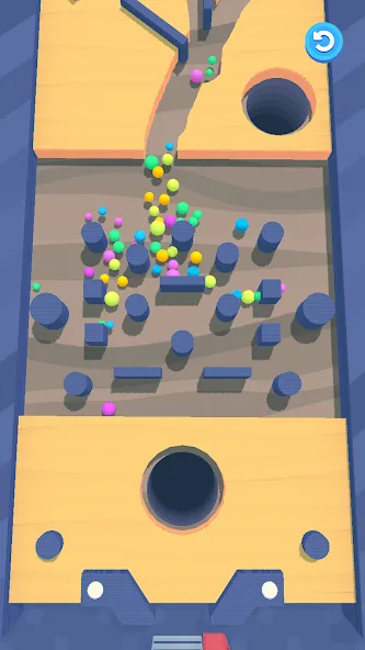 Sand Balls - Puzzle Game на Андроид — Безлимитные деньги и подсказки — скриншот 2