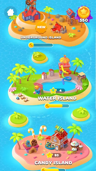 Sand Balls - Puzzle Game на Андроид — Безлимитные деньги и подсказки — скриншот 5