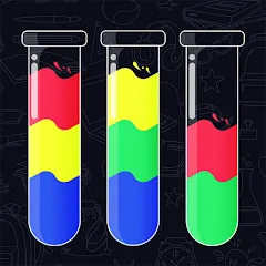Взломанная Colorpuz - Water Sort Puzzle на Андроид — Без рекламы и все уровни открыты