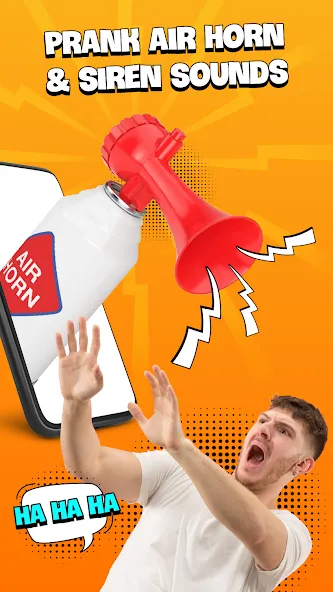 Prank Sounds Haircut, Air Horn MOD APK — Разблокированы все звуки и функции — скриншот 1