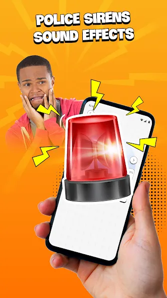 Prank Sounds Haircut, Air Horn MOD APK — Разблокированы все звуки и функции — скриншот 5