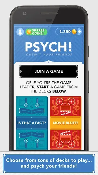 Скачать Psych! Outwit your friends с модом — Все вопросы и режимы разблокированы — скриншот 3