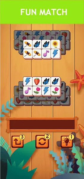Скачать Tile Match Pro — Последняя версия (Без рекламы и все уровни открыты) — скриншот 1