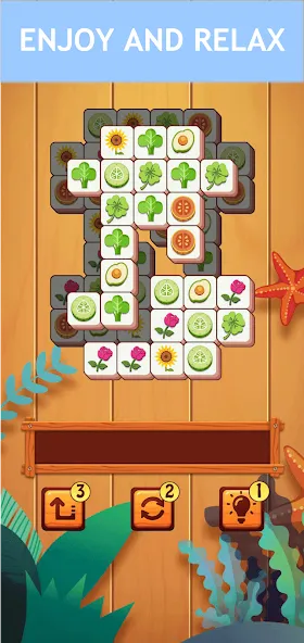 Скачать Tile Match Pro — Последняя версия (Без рекламы и все уровни открыты) — скриншот 2