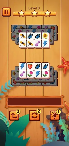 Скачать Tile Match Pro — Последняя версия (Без рекламы и все уровни открыты) — скриншот 4